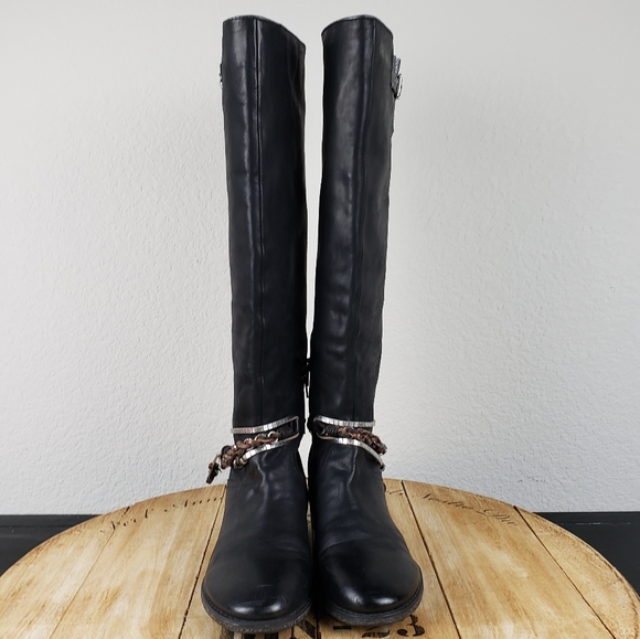 Crown Vintage AMY tall embellished riding boots - Picture 9 of 16
